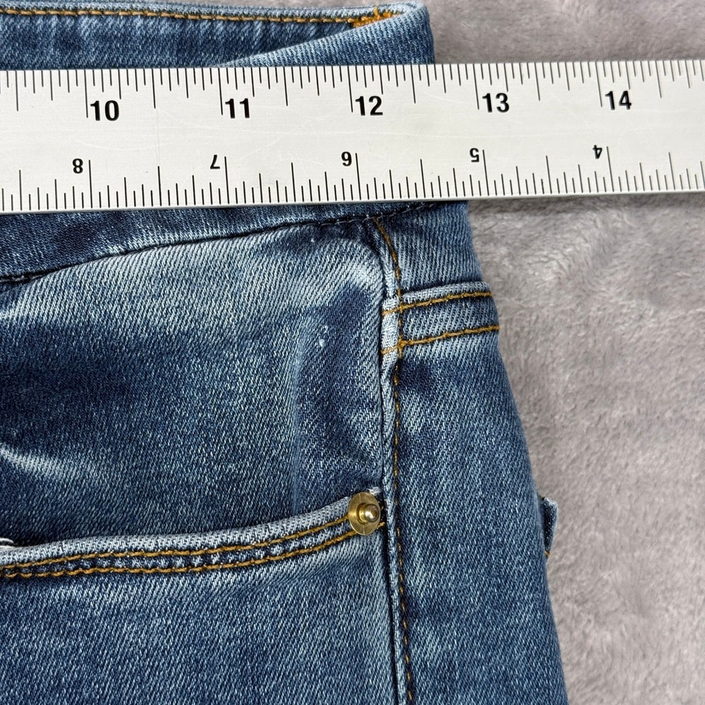 FRAME Le Crop Mini Boot Jeans Womens 24 Blue Medium Wash High Rise Denim - Picture 4 of 15